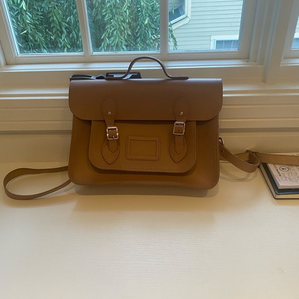 Cambridge Satchel Company leather crossover shoulder bag